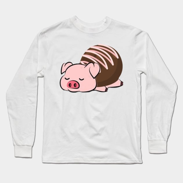 Truffle Pig Long Sleeve T-Shirt by Lilac Infant